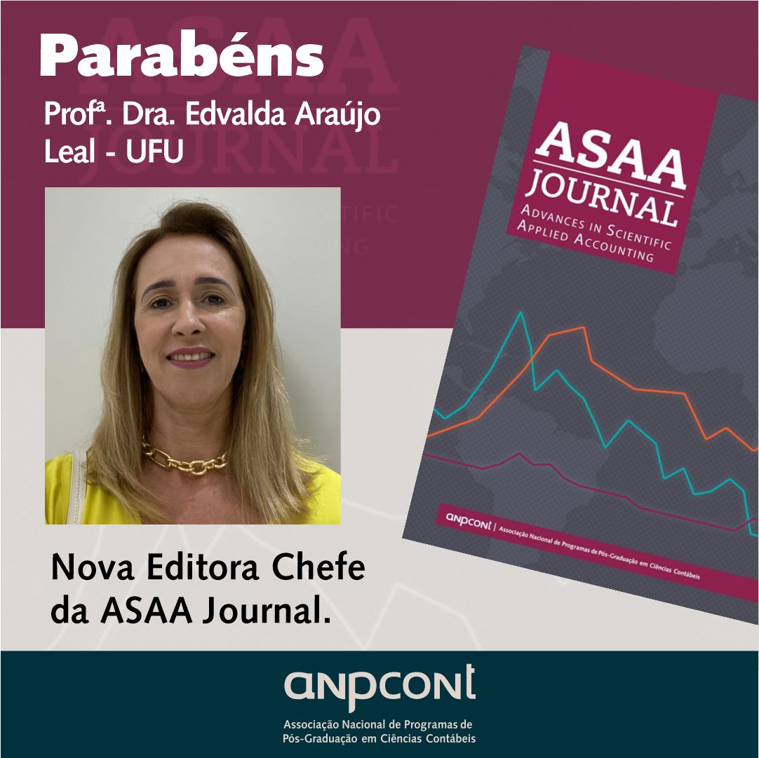 Prof.ª Dra. Edvalda Araújo Leal é a nova Editora Chefe da ASAA Journal